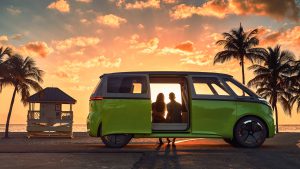 Der VW I.D. Buzz soll bis zu 600 km Reichweite haben. © VW