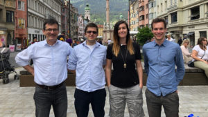 Dietmar Millinger, Clemens Wasner, Magdalena Hauser und Stefan Engl von AI Austria. © AI Austria