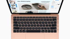 Apples MacBook Air in Rosa. © Apple