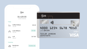 So sieht N26 für US-Kunden aus © N26