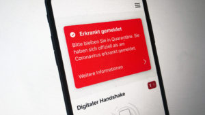 Die Stopp-Corona-App mit Krankmeldung. © Trending Topics