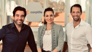 Wolfgang Weil (CSO), Lucia Nowak (CPO) und Mario Nowak (CEO) von CorpLife. © CorpLife