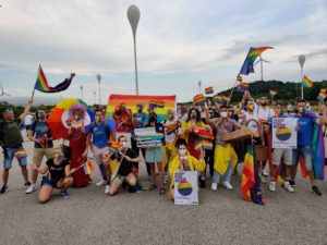 Mehr als 2000 Masken wurden verteilt ©FFPride2