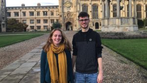 Isabel Key und Eric Steinberger in Cambridge. © Eric Steinberger