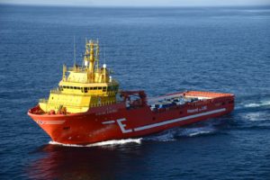 Die MS "VIKING ENERGY" soll 2023 mit einer Ammoniak-Brennstoffzelle fahren © Eidesvik