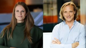 Nora Frizberg, General Counsel, und Daniel Keiper-Knorr, Founding Partner bei Speedinvest. © Speedinvest