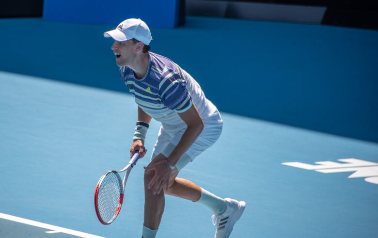 Dominic Thiem in Melbourne 2020. © Rob Keating (CC BY 2.0 via Flickr)