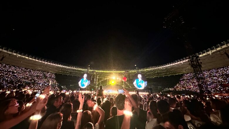 Mehr als 60.000 Fans besuchten gestern das nachhaltige Coldplay-Konzert in Wien © Ricardo Castillo