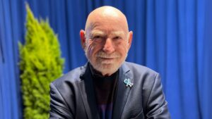 CFO Peter Schwartz von Salesforce: “Artificial General Intelligence sollte Synthetic General Intelligence heißen. Es gibt keine Obergrenze. Die KI kann durch leistungsfähigere Daten und Mathematik stetig intelligenter werden." © Trending Topics / Julia Gerber