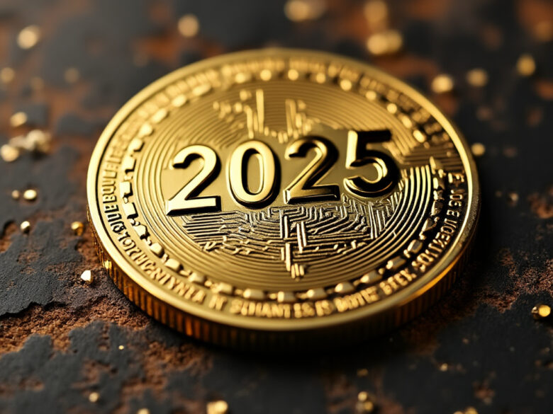 Bitcoin-Münze aus 2025. © Trending Topics / Grok