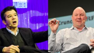 Travis Kalanick und Marc Andreessen. © Techcrunch / Dan Taylor/Heisenberg Media (CC BY 2.0)