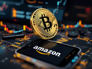 Amazon & Bitcoin. © Grok / Trending Topics