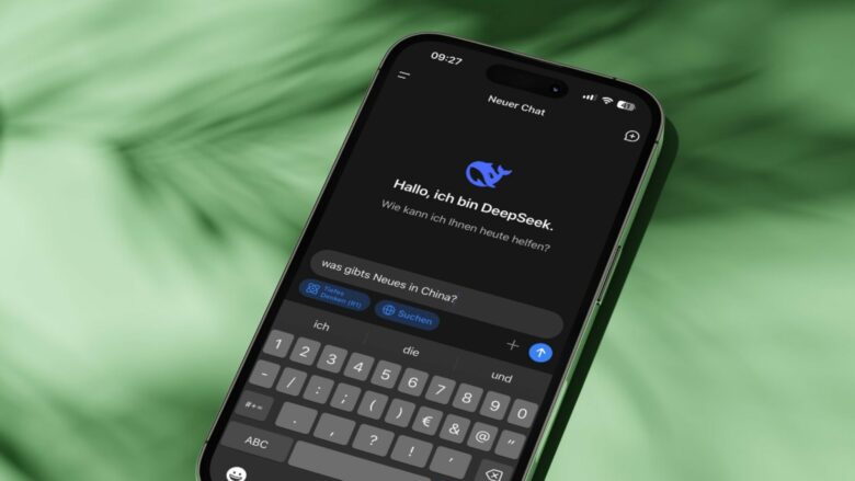 DeepSeek am Smartphone. © DeepSeek / Canva