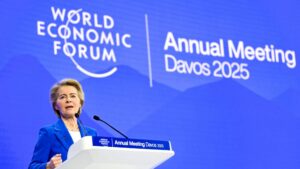 „Um unser Wachstum im nächsten Vierteljahrhundert aufrechtzuerhalten, muss Europa einen Gang höherschalten“, sagte von der Leyen. © Europäische Kommission