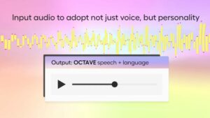 Hume AI macht einen Bold Claim: Octave (Omni-Capable Text and Voice Engine) sei ein EVI-2-Sprachmodell der nächsten Generation, das die Fähigkeiten von Systemen wie OpenAI’s Voice Engine, Elevenlab’s TTS Voice Design und Google Deepmind’s NotebookLM vereinen soll. © Hume AI